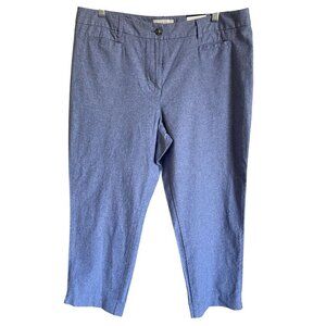 Talbots Blue Cropped Pants